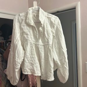 Free People white blouse